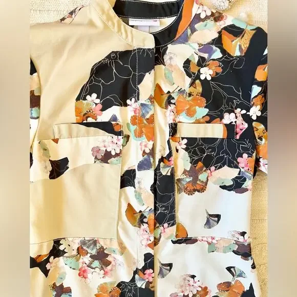 3.1 Phillip Lim Target Floral Zip Shirt Dress size medium - Picture 6 of 14